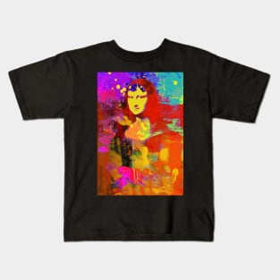 Mona Lisa Colorful Pop Art Kids T-Shirt